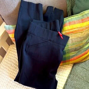 SPANX Navy Perfect Stretch Knit Pants